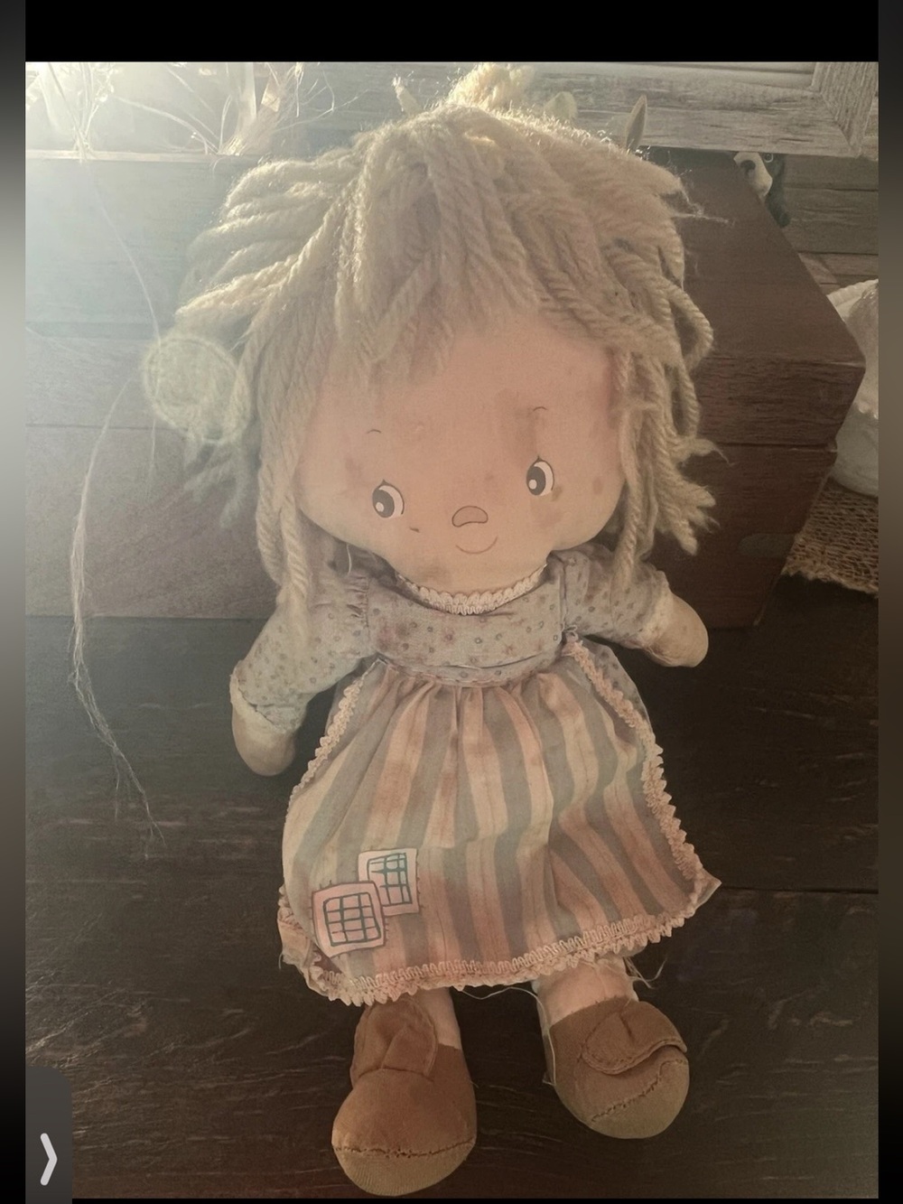 Vintage 1970s Knickerbocker Hallmark The Original Betsey Clark Cloth Rag Doll